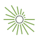 Animated graphic of a pulsing radial histogram
