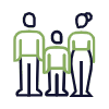 Animated image of two parents and a child, with the child jumping up and down.