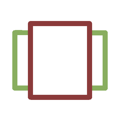 Animated icon of a rotating screen indicating web pages